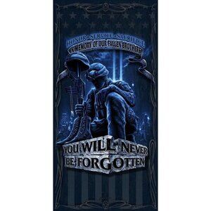 New Never Be Forgotten Beach Bath Pool Gift Towel American Soldier Army Marines